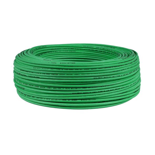 Cordón Libre de Halógeno 3x1.5mm² Verde