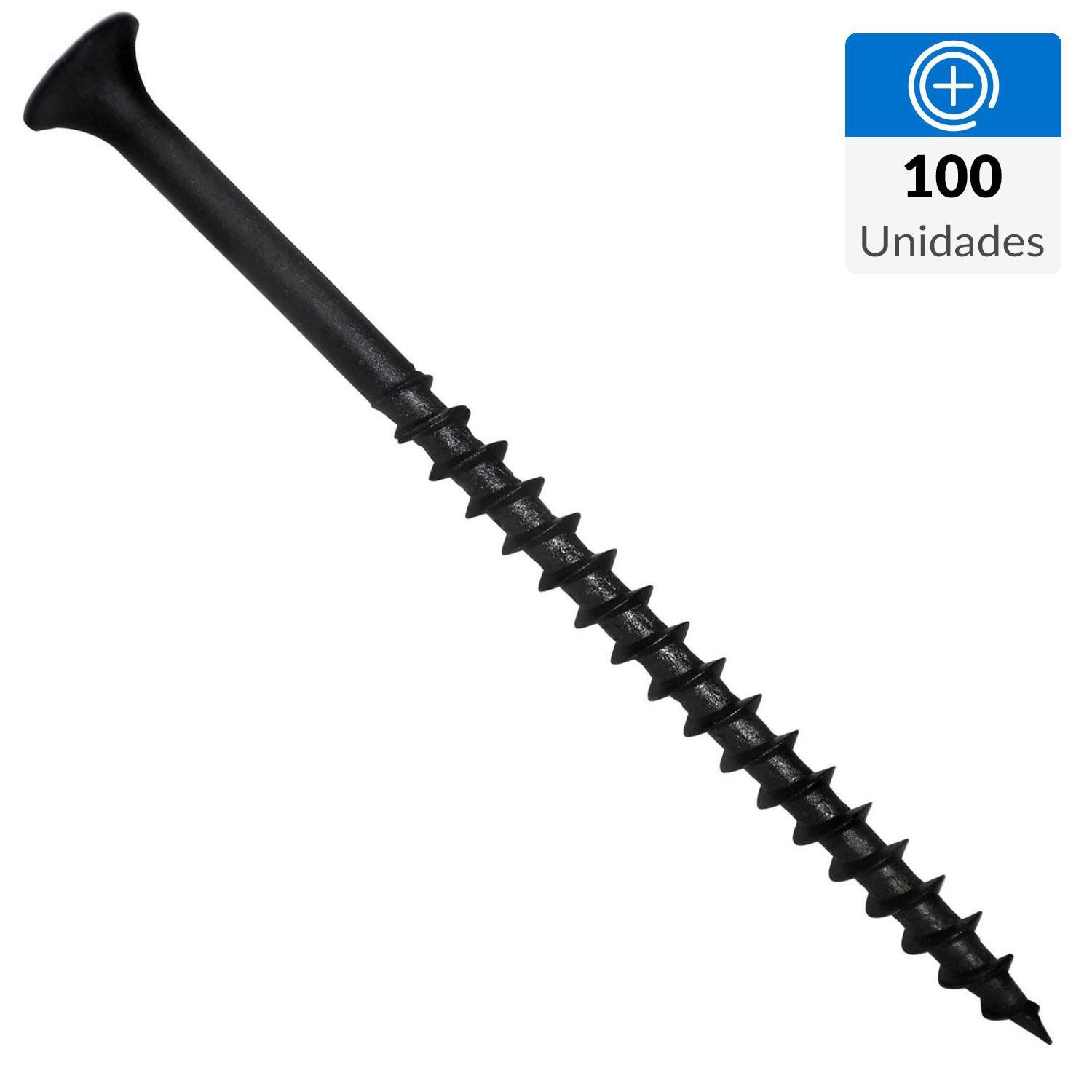 Tornillo de Vulcanita 1.25x6 (100 unidades)