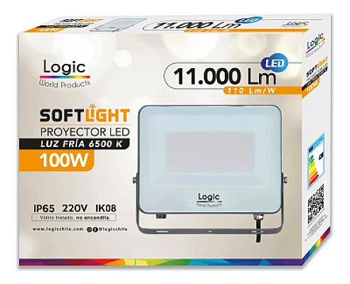 REFLECTOR LED 100W 6500K 220V LOGIC IP65 - Imagen 3