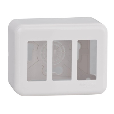 Casquete Sobrepuesto 3 Puestos Blanco Genesis