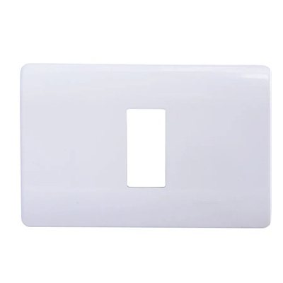 Placa Genesis Plástica 1 Módulo Blanco
