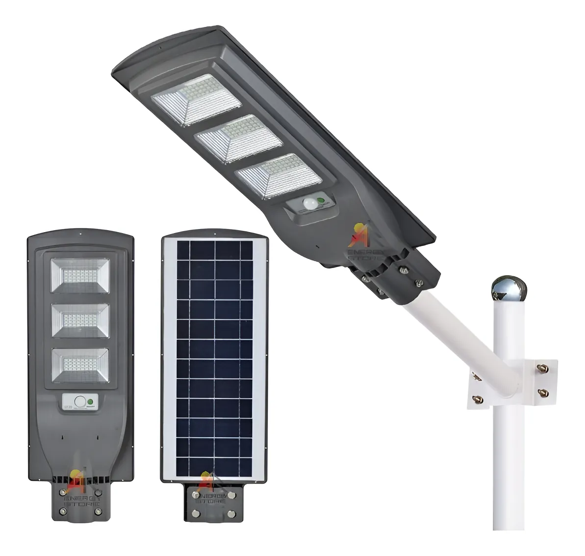 Luminaria Solar Peatonal LED 100W con Sensor con Soporte 750 lm IP65