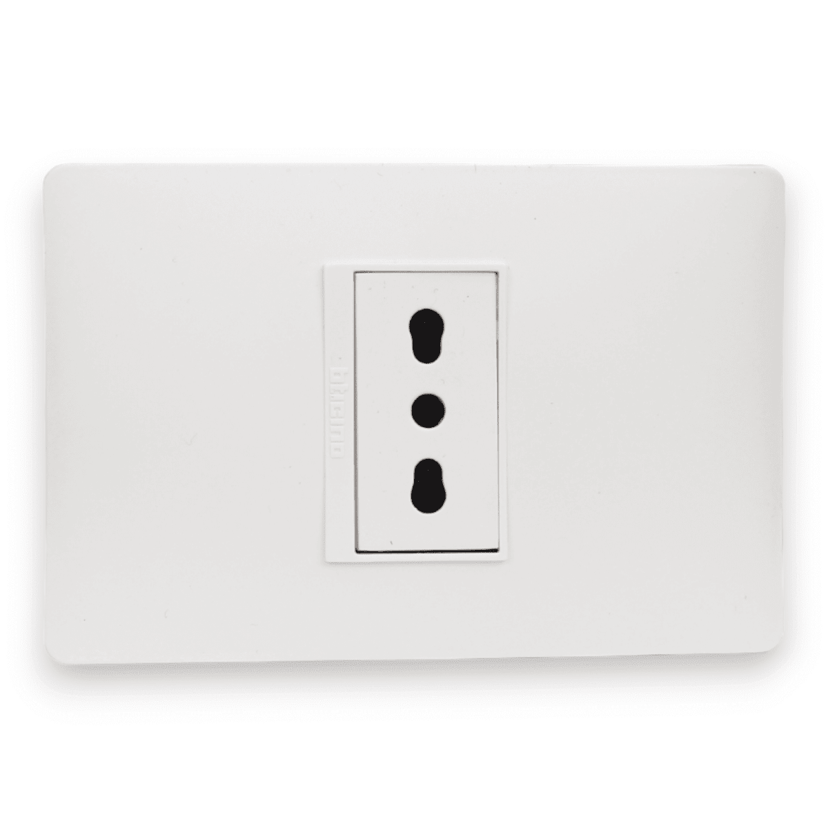 Toma de Luz Enchufable 2P+T 10A/250V Blanco PU1113