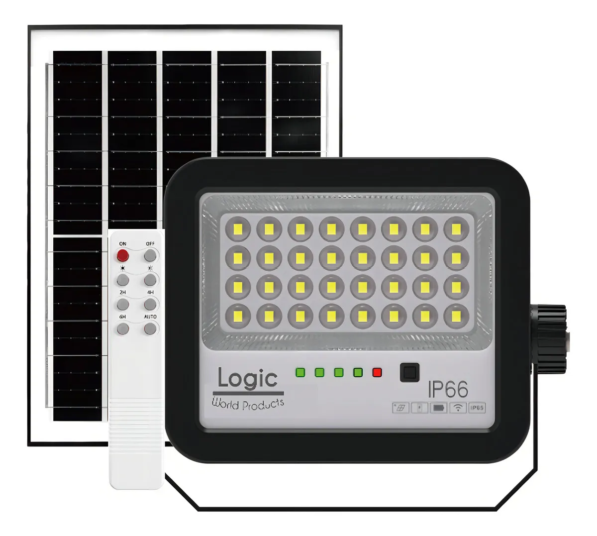 Reflector LED 150W Solar 6400K con Remoto Logic Light
