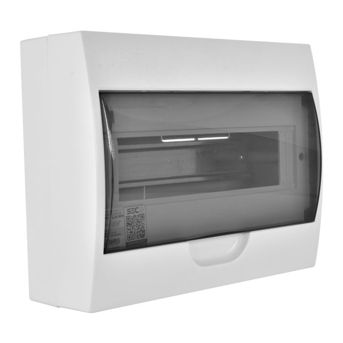 Tablero Plástico Sobrepuesto 12 Circuitos con Transformador