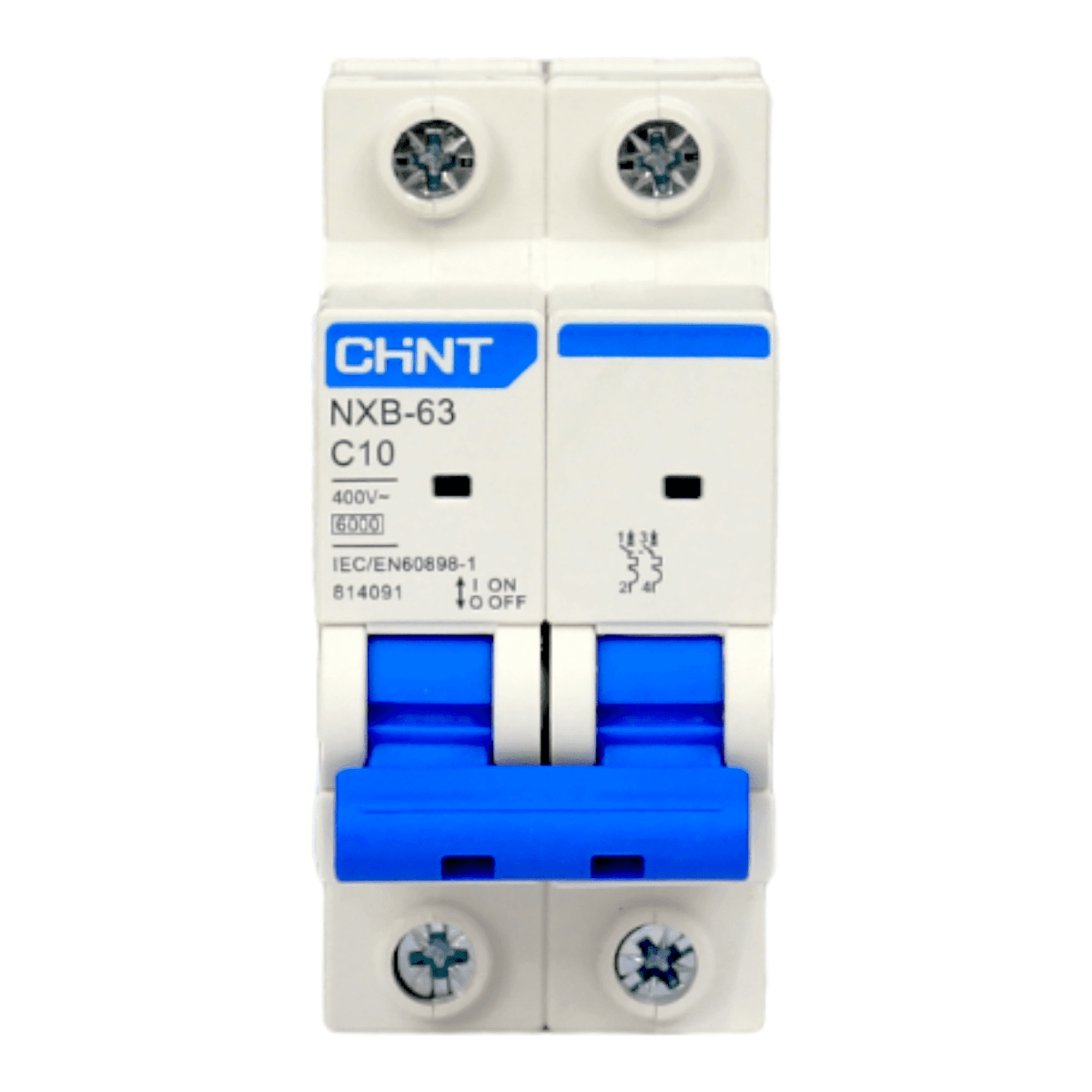 Interruptor Automático Chint C 2 x 10A 6kA