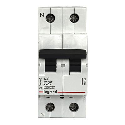 Interruptor Automático Legrand 6kA DE C 1 x 25A 419842 - Imagen 1