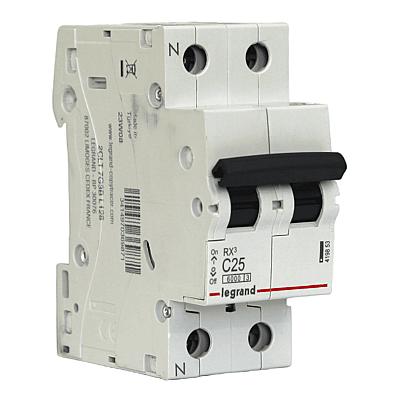 Interruptor Automático Legrand 6kA DE C 1 x 25A 419842 - Imagen 2