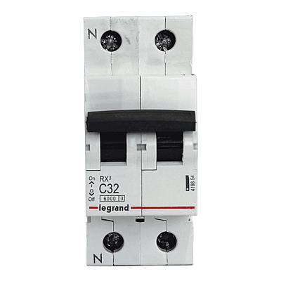 Interruptor Automático Legrand 6kA DE C 1 x 32A 419843 - Imagen 1