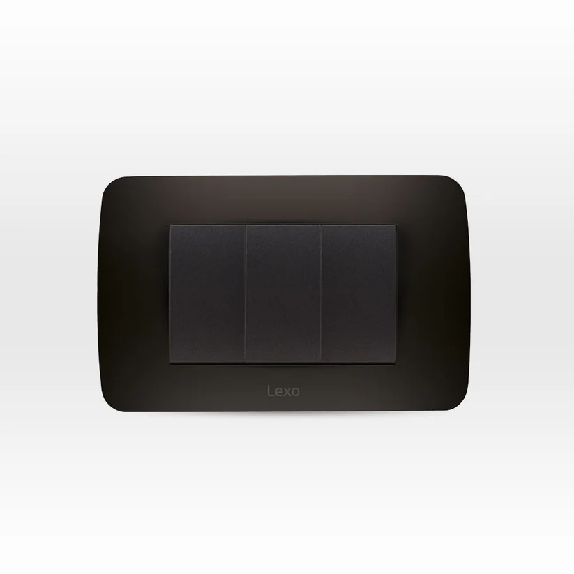 Interruptor 9/32 10A Grafito Embutido NEV