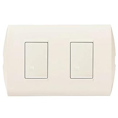 Interruptor 9/15 10A Marfil Superficie NEV